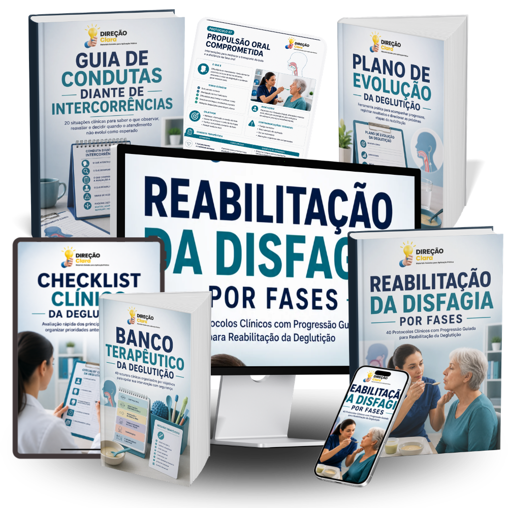 Material principal e as quatro ferramentas clínicas complementares