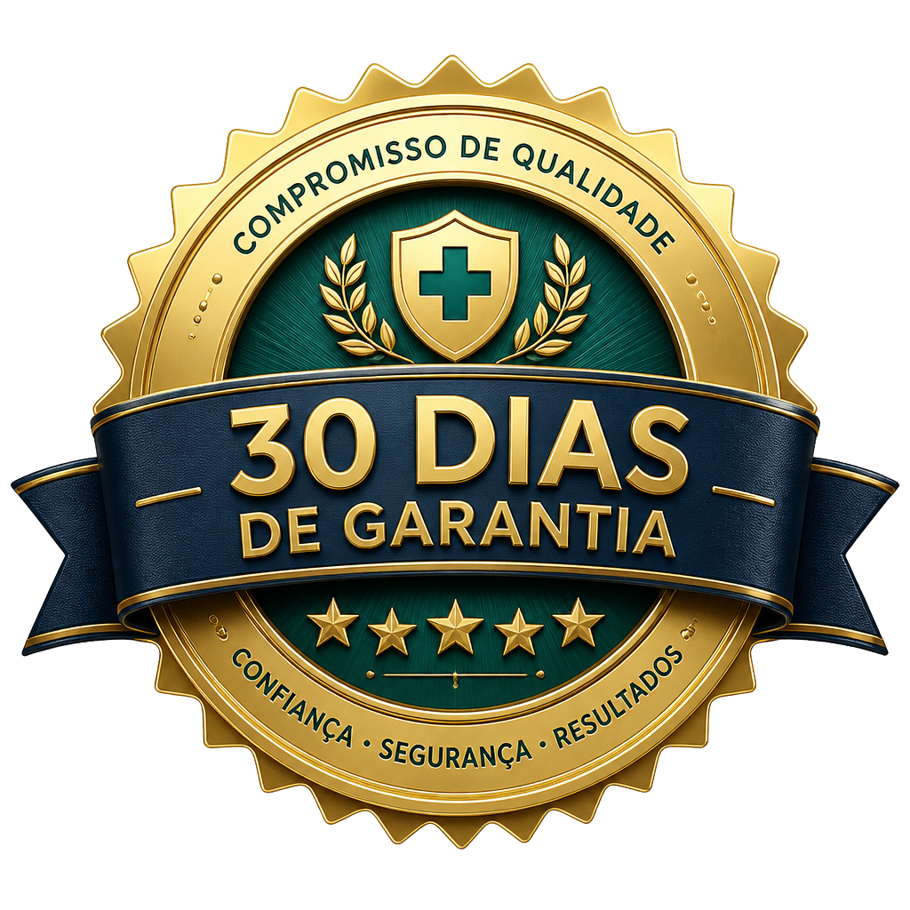 Selo de garantia incondicional de 30 dias